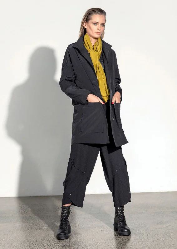 Waldorf Coat - Showerproof Zipper Front Biker Jacket