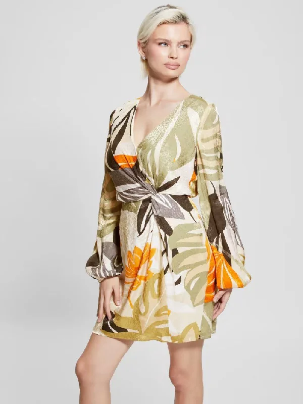 CASSIA JACQUARD DRESS
