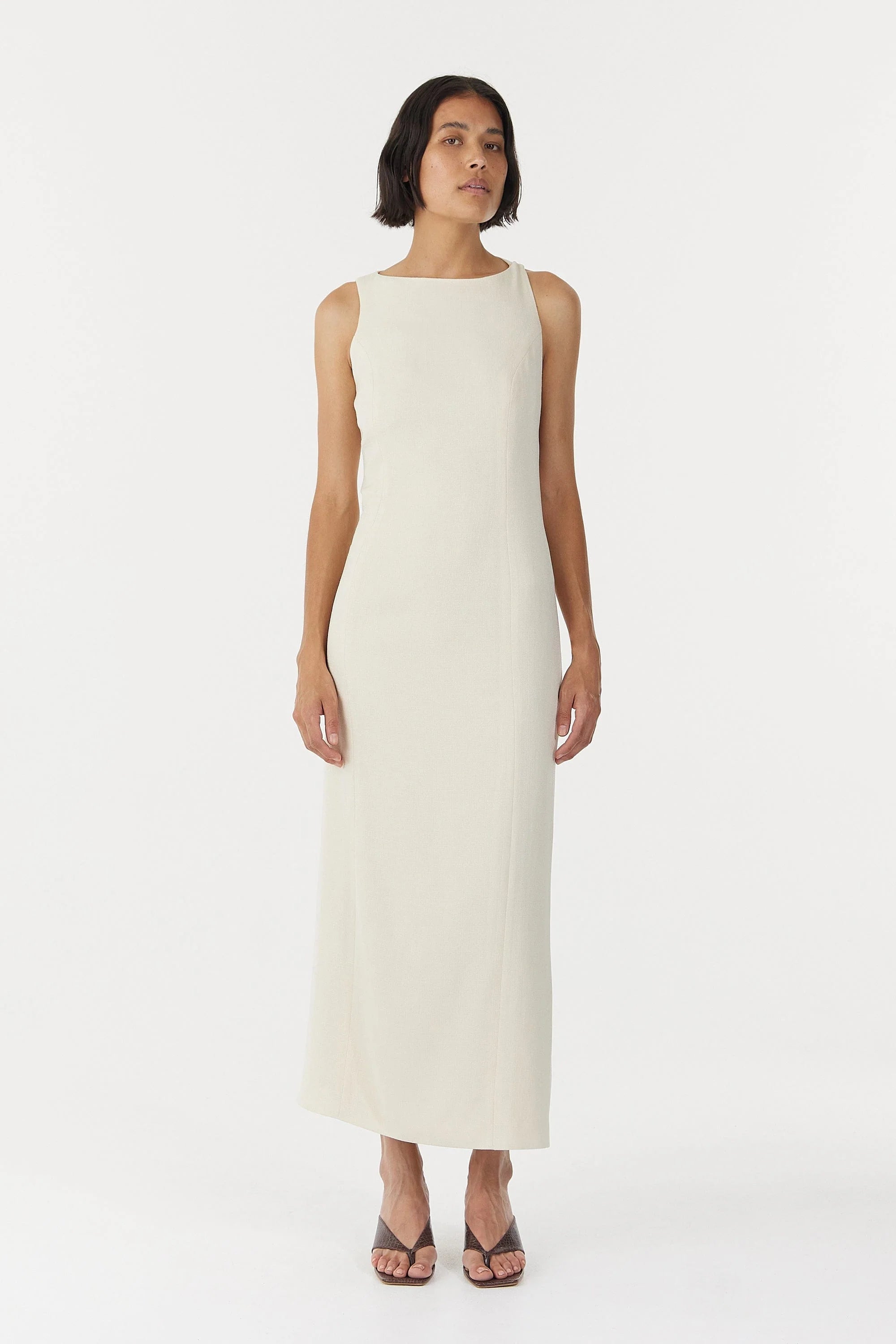 Chrome Vision Open Back Dress