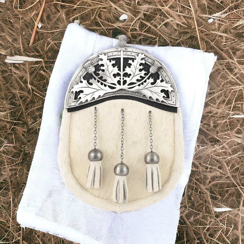 Cream Bovine Dress Sporran