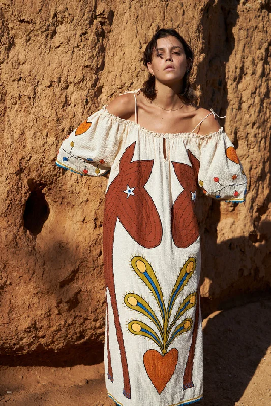Embroidered Donkey Dress