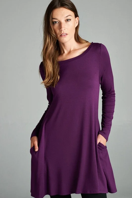 French Terry Dress with Pockets