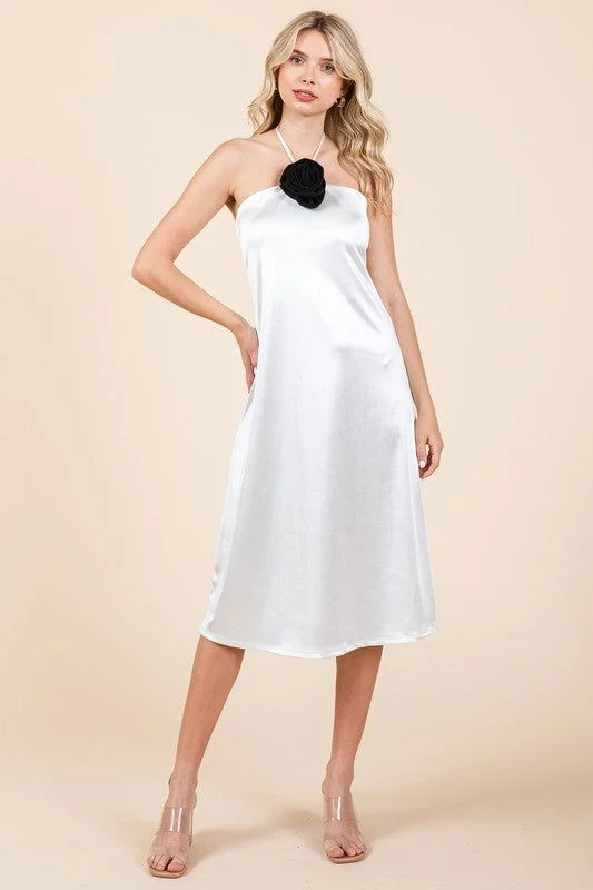 Geegee Satin Slip Dress