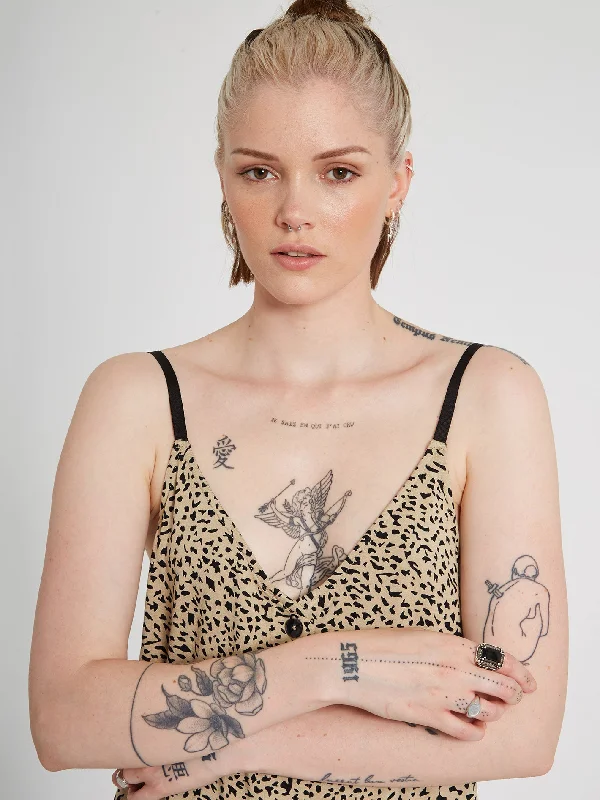 High Wired Cami Dress - Animal Print