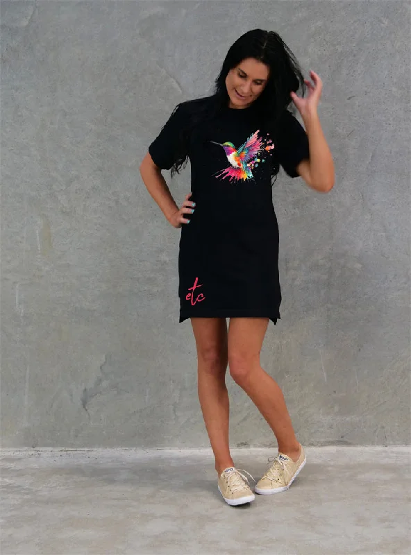 Hummingbird Special O/S tee Dress