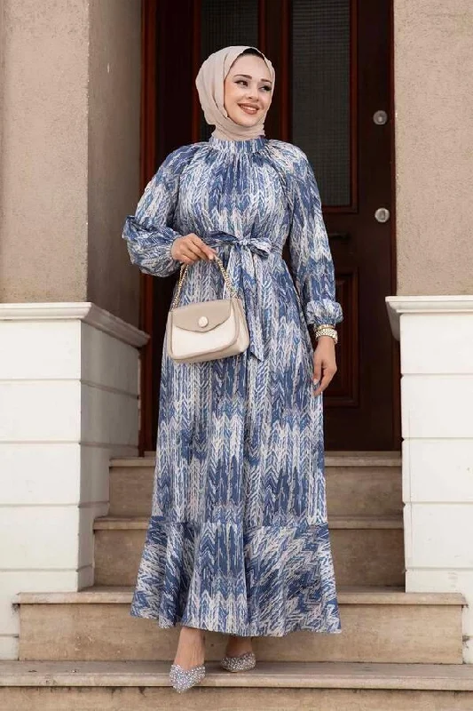Mobile Belted Dress