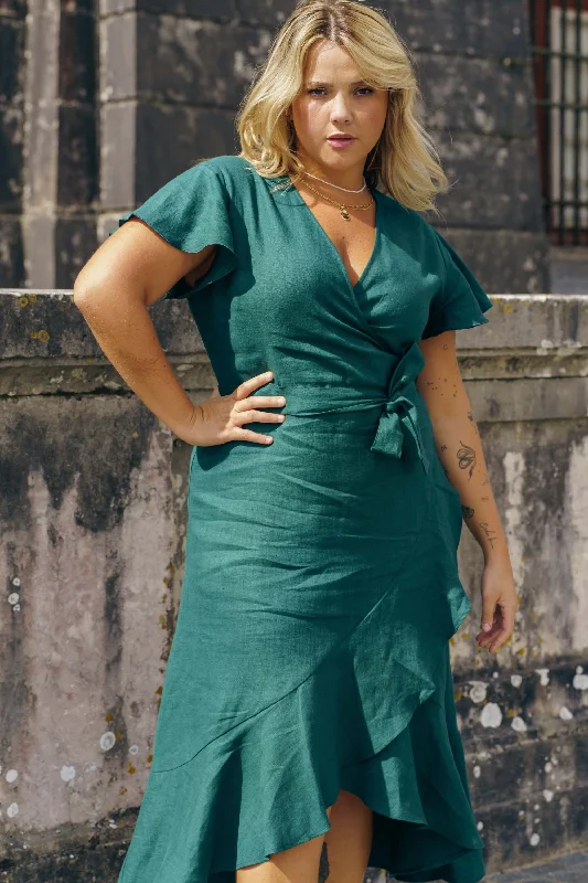 Annika Dress Evergreen