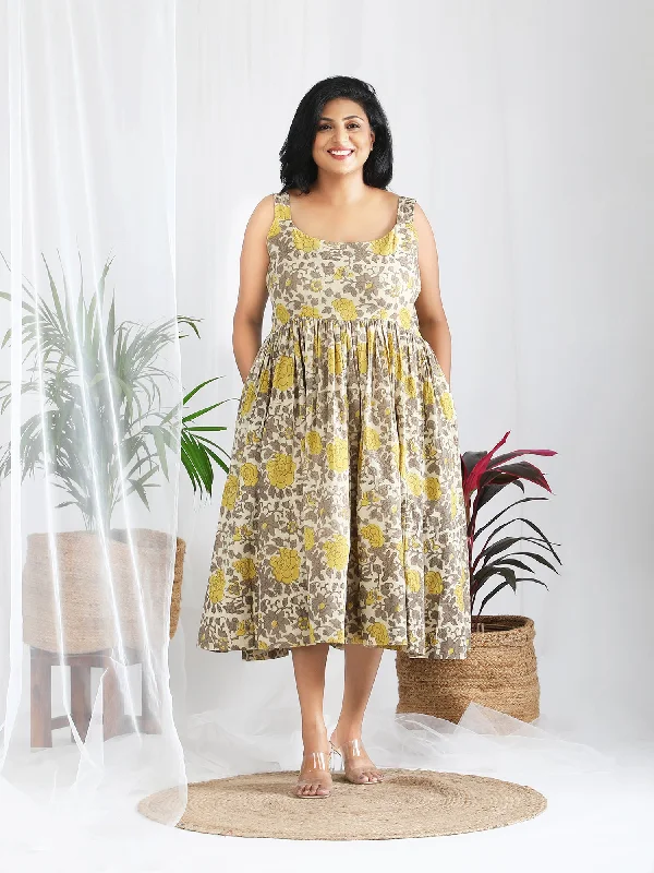 Nora Ajrakh Pure Cotton Strap Dress