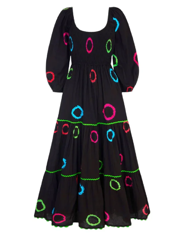 Rainbow Polka Angelina Dress