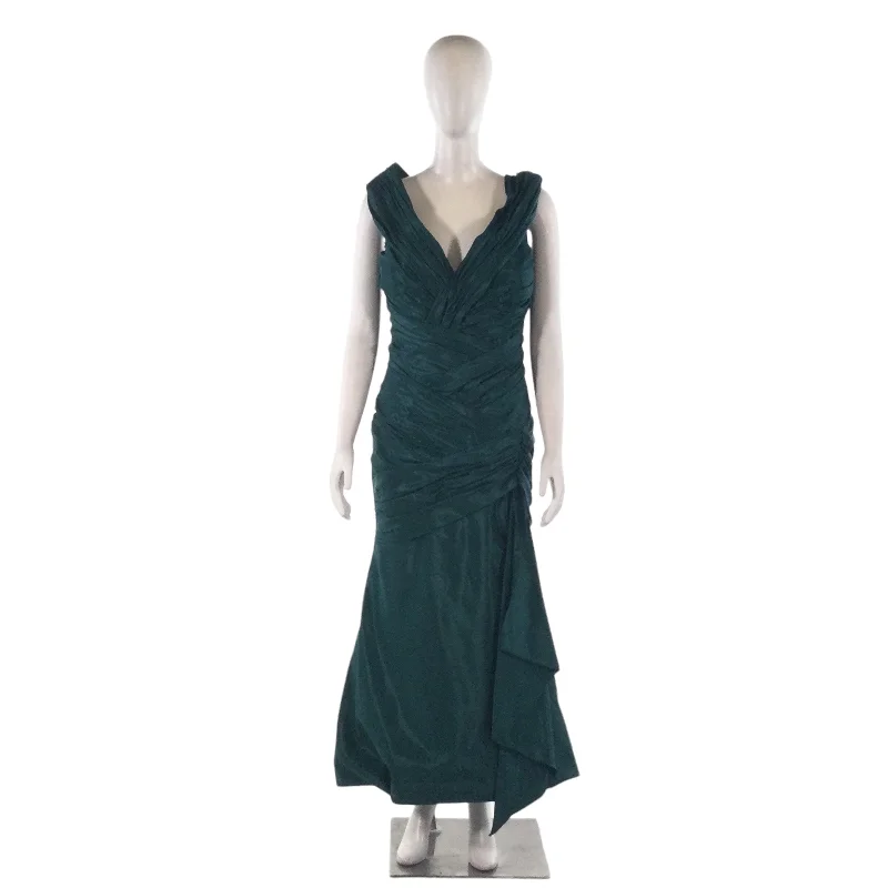 SARAH DANIELLES GREEN EVENING GOWN-16