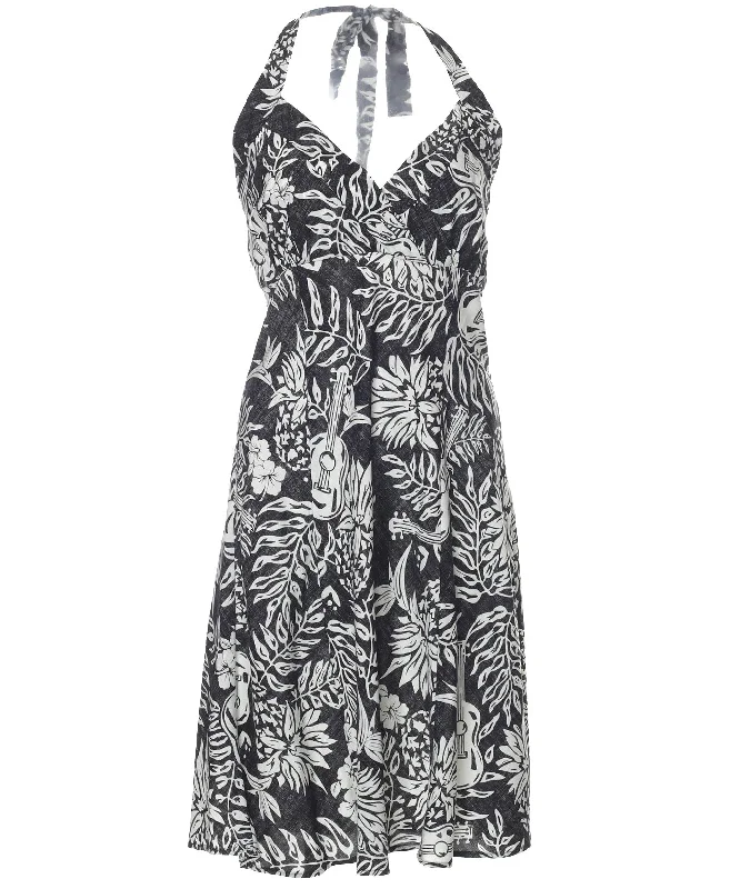 Short Halter Dress Empire Makaha