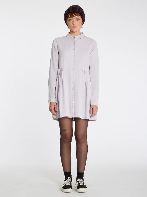 That'S My Cord Dress - LAVENDER