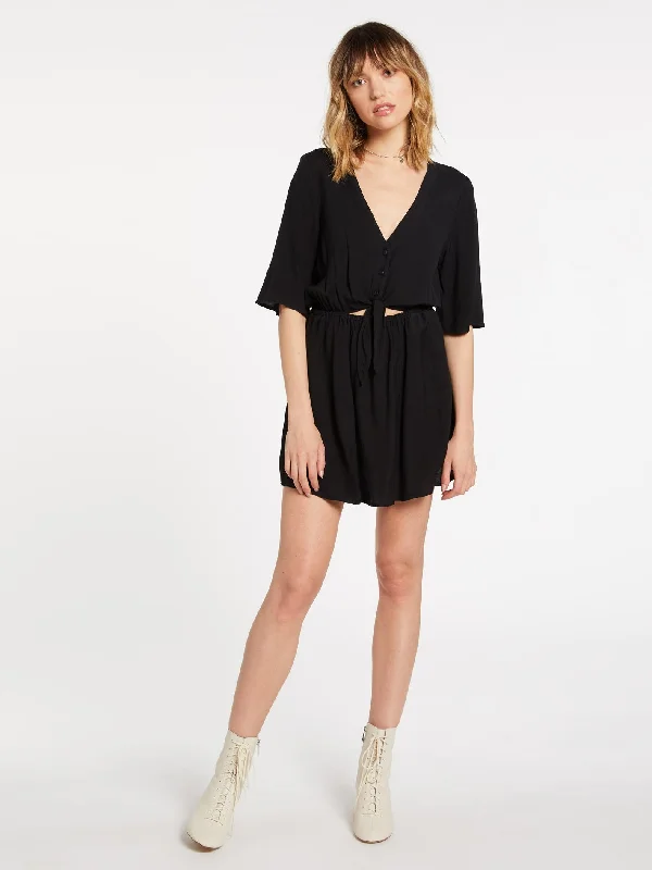 Ven Om Dress - BLACK