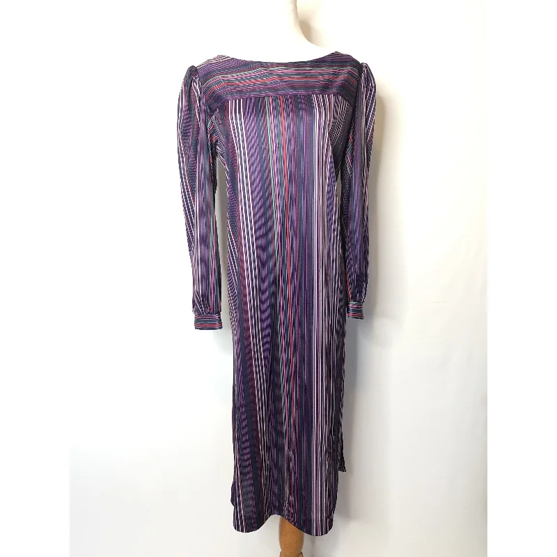 Vintage Stripped purple dress