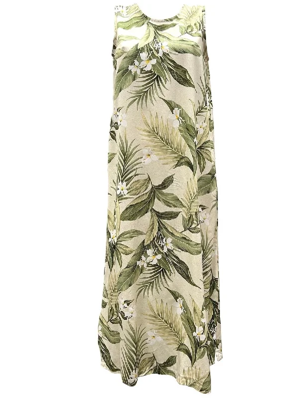 White Ginger Ankle Length Dress